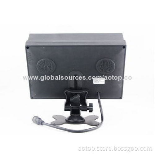 9" Bus/Truck LCD Screen Monitor with 4-way Video Inputs, 1 Audio Input, Speaker, Multiple Languages